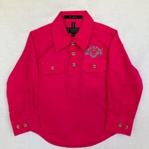 Hot Pink Workshirt - Girls