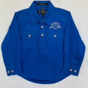 Cobalt Blue Workshirt - Boys