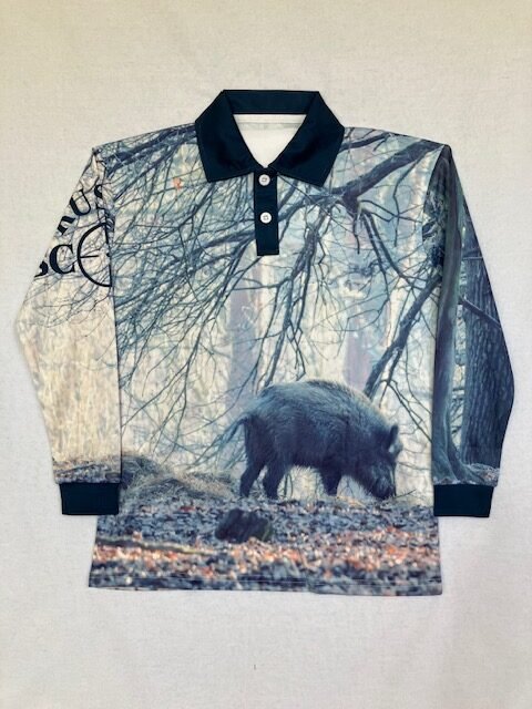 Pig Fishing Shirt Boys