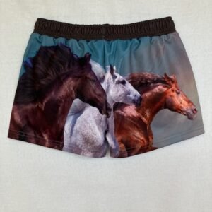 Horse Footy Shorts Girls